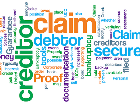 Creditor Proof of Claim in Bankruptcy